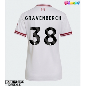 Liverpool Ryan Gravenberch #38 Dámské Venkovní Dres 2026-27 Krátký Rukáv Liverpool Ryan Gravenberch #38 Dámské Venkovní Dres 2026-27 Krátký Rukáv